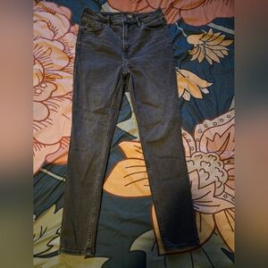 Grayish Black Denim Jeans - Old Navy Size 8
